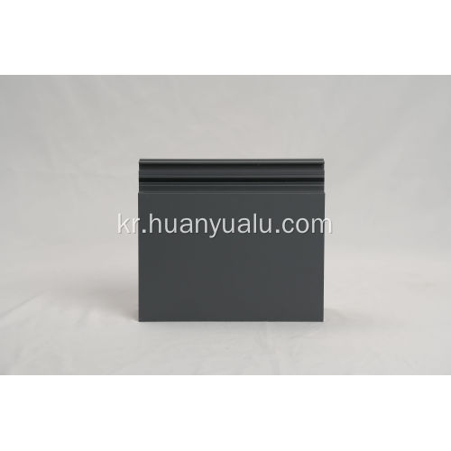 표면 처리 된 안전 커튼 벽 알루미늄 재료